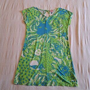 Lilly Pulitzer girls size Large tshirt dress